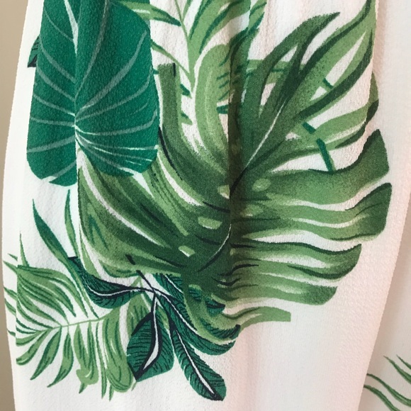 Last chance!!! NWT Palm Print Maxi Dress L - Picture 3 of 8